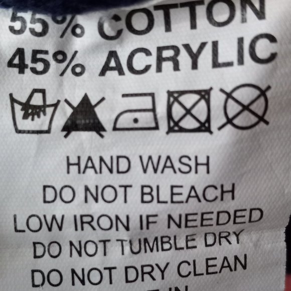 Vintage Blue Cable Knit Thick Button Down Turtleneck Sweater Size LG (T-338) - Picture 13 of 13